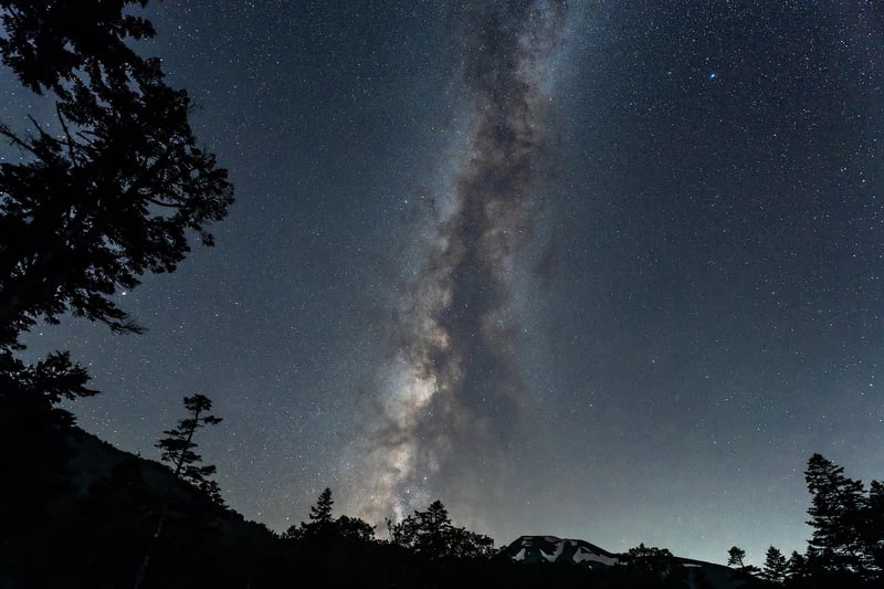 Starry sky representing energy conservation